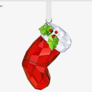 Swarovski Festive Stocking Ornament